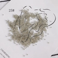 Macro view of 2mm cream jade glass seed beads in metallic grey for DIY jewelry making - 450g Pack (Approx. 57600 Pcs) / 25#