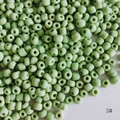 4mm matte light green glass seed beads for DIY jewelry making and handmade crafts - Bulk Pack 450g (Approx. 5400 Beads) / Light Green Matte (5#)