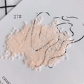 Close-up of 2mm light pink glass seed beads style 27 for DIY jewelry making - 450g Pack (Approx. 57600 Pcs) / 27#