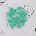 Macro shot of 2mm translucent mint green glass seed beads for DIY jewelry making - 450g Pack (Approx. 57600 Pcs) / 30#