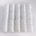 Bulk set of 25 rolls transparent non-elastic crystal fishing line for DIY jewelry making - 0.2mm (25-Roll Pack)