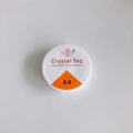 Detailed view of 0.6mm transparent elastic string on Crystal Tec spool for DIY jewelry - 0.6mm