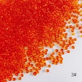 Perles de rocaille orange transparentes 2mm pour la création de bijoux DIY couleur 3# - 50g (environ 3300 pièces) / Orange (3#)