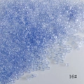 Perles de rocaille 2mm en verre bleu clair transparent pour bijoux DIY en vrac, style 16 - 50g (environ 3300 pièces) / Bleu Ciel (16#)