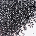 Perline di precisione 3mm nero opaco codice 2 per creazione gioielli e fai da te - Perline di Precisione Opache a Tinta Unita (2#) / 450g/Confezione (Circa 15000 pezzi) / Nero