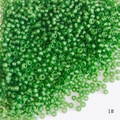 Perline di vetro smerigliato verde da 3mm per gioielli DIY, 1# perle opache traslucide - Stile 1# / Confezione da 450g (Circa 18000 pezzi) / 1# Verde Smerigliato
