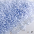 Perline di vetro da 3mm azzurro smerigliato trasparente per creazione gioielli DIY - Stile 2# / Confezione da 450g (Circa 18000 pezzi) / 2# Blu Chiaro Smerigliato