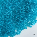 3mm dunkelblaue matte Glasperlen in Farbe 7 für DIY Schmuckherstellung Zubehör - Stil 7# / 450g Packung (Ca. 18000 Stück) / 7# Matt Blau