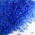Dunkelblaue mattierte 3mm Glasperlen für DIY Schmuckherstellung Farbnummer 10 - Stil 10# / 450g Packung (Ca. 18000 Stück) / 10# Matt Dunkelblau
