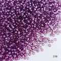 3mm matt lila transparente Saatperlen für DIY Schmuckherstellung, Farbnummer 19# - Stil 19# / 450g Packung (Ca. 18000 Stück) / 19# Matt Lila