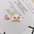 Macro shot of a white acrylic cat charm with gold glitter heart ears for DIY jewelry - White Cat Head Style (1#)