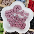 Perle de strass rose en forme de cœur avec cristaux pavés pour la création de bijoux - Forme de Cœur / 15x14x10mm / Rose