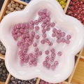 Perles boule disco en strass rose pour la création de bijoux DIY et bracelets - Rond / 8mm / Rose