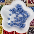 Perles strass bleu vif style disco pour la création de bijoux DIY et bracelets - Rond / 10mm / Bleu
