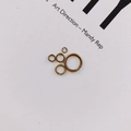 Anellini aperti in bronzo antico di varie dimensioni per creazione gioielli DIY - 3mm / Bronzo Antico