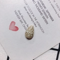 Detalle de cuenta de acrílico en forma de gota con patrón de relieve dorado vintage - Estilo de Relieve Gota de Agua Dorado Crema (3#)