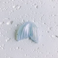 Colgante de resina con forma de cola de sirena irisada y degradado para bisutería artesanal - Azul Púrpura Iridiscente (16#)