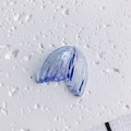 Accesorio de cola de pez de resina con degradado violeta azul y acabado irisado DIY - Azul Púrpura Iridiscente (20#)