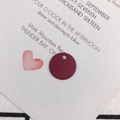 Macro detail of dark red matte alloy round pendant for DIY jewelry earring making - Burgundy (5)