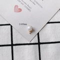 Detailed view of 14x9mm teardrop pearl pendant with vintage gold wire wrap for DIY jewelry - Teardrop Vintage Wrapped Style (7#)