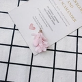 Pendentif fleur en mousseline rose avec calotte dorée pour la création de bijoux DIY - Style Rose (9#)