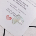 Translucent iridescent resin mermaid tail pendant with glitter for DIY jewelry - Fishtail Shape / Magic Purple (4#)