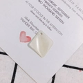 Diamond-shaped cream white resin pendant accessory with pre-drilled hole for DIY jewelry - 5# Cream White
