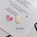 Macro detail of pineapple shaped white mother of pearl shell pendant for DIY jewelry - White Pineapple Style (3#) / 18*12MM
