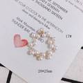 Detail eines handgefertigten 28x25mm golddraht-umwickelten Sternanhängers mit Perlen - Hexagramm gewebter Perlenanhänger (17#)