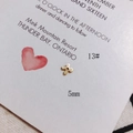 Detailed view of a 5mm clover leaf mother of pearl accessory for jewelry making - Four-leaf Flower Shape (13#)