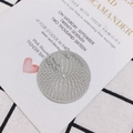Silberner hohler Spiralanhänger für die DIY-Herstellung von Ohrringen und Schmuck - Spiral Hohl-Stil (8#)