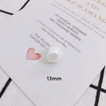 Macro shot of 13mm white irregular baroque faux pearl bead for DIY jewelry making - Irregular Roundish Style (6#)