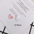 Detail of 13x10mm white baroque faux pearl pendant for DIY jewelry and hair accessories - Small Baroque Bead (9)