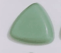 Solid light green triangle resin cabochon for DIY phone case and jewelry accessories - 13#