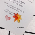 Close-up of orange-yellow gradient maple leaf charm for DIY jewelry making 22x23mm - 1# Maple Leaf / 22*23mm