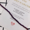 Macro shot of 4mm purple pumpkin beads with metallic luster for DIY jewelry making - 1# Purple