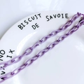 Vue détaillée de maillons de chaîne ovales violets en plastique pour bijoux DIY créatifs - Violet (7#)
