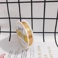 0.4mm gold tarnish resistant copper wire on spool for DIY jewelry making and crafts - 0.4mm x 10m / Gold