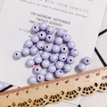 Perle da 8mm color lavanda con finitura perlata per creazione gioielli DIY - 8mm / Perlina Color Caramello (KP2917-12) / Lavanda
