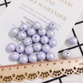 Perline color lavanda da 10mm con foro centrale per gioielli fatti a mano DIY - 12mm / Perlina Color Caramello (KP2917-6) / Lilla
