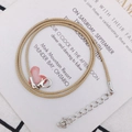 Collar de cordón de cuero trenzado caqui claro ajustable con cierre de langosta plateado - 1.5mm / Caqui