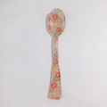 Cucchiaio da dessert in stile vintage francese con motivi floreali rosa e manico ergonomico - 31#-Cucchiaio Rose Rosse