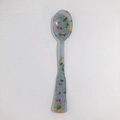 Cucchiaio da dessert blu con piccoli fiori in stile vintage francese raffinato - 36#-Cucchiaio Fiori Rosa Blu Chiaro