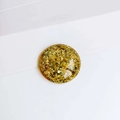 Pendentif rond en acrylique avec flocons de feuilles d'or pour étuis de téléphone - Style Feuille d'Or Dense (8#)