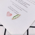 Light green oval crystal charm with gold copper frame and double loops for DIY jewelry - Light Green Oval Faceted Connector (11#)