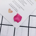 DIY rose red resin flower petal charm with smooth matte finish for jewelry making - 15# (Rose Red)