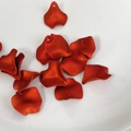 Matte red resin flower petal pendants for DIY jewelry making and earrings - 29# (Vermilion)