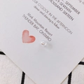 Clear silicone ear nuts with disc back on a romantic card for earring findings - Silicone Ear Back with Metal Core (2# Silver) / 2# Silver