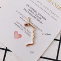 Goldener Gesichtsprofil-Anhänger mit Strasssteinen für DIY Schmuckherstellung 47x18mm - Gold Minimalistischer Gesichtssilhouettenstil (21#)