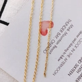 Flat oval link DIY jewelry chain in polished gold finish for necklaces and bracelets - 1.5*2mm / Gold